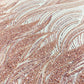 Flame Fashion Beaded Lace Fabric| Prom| Wedding| By The Yard. - New Creations Fabric & Foam Inc