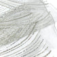 Flame Fashion Beaded Lace Fabric| Prom| Wedding| By The Yard. - New Creations Fabric & Foam Inc