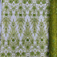 Floral 3D Palm Damask with Glitter in a Mesh Lace| New Creations Fabric & Foam Inc. - New Creations Fabric & Foam Inc