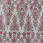 Floral 3D Palm Damask with Glitter in a Mesh Lace| New Creations Fabric & Foam Inc. - New Creations Fabric & Foam Inc