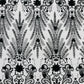 Floral 3D Palm Damask with Glitter in a Mesh Lace| New Creations Fabric & Foam Inc. - New Creations Fabric & Foam Inc