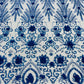 Floral 3D Palm Damask with Glitter in a Mesh Lace| New Creations Fabric & Foam Inc. - New Creations Fabric & Foam Inc