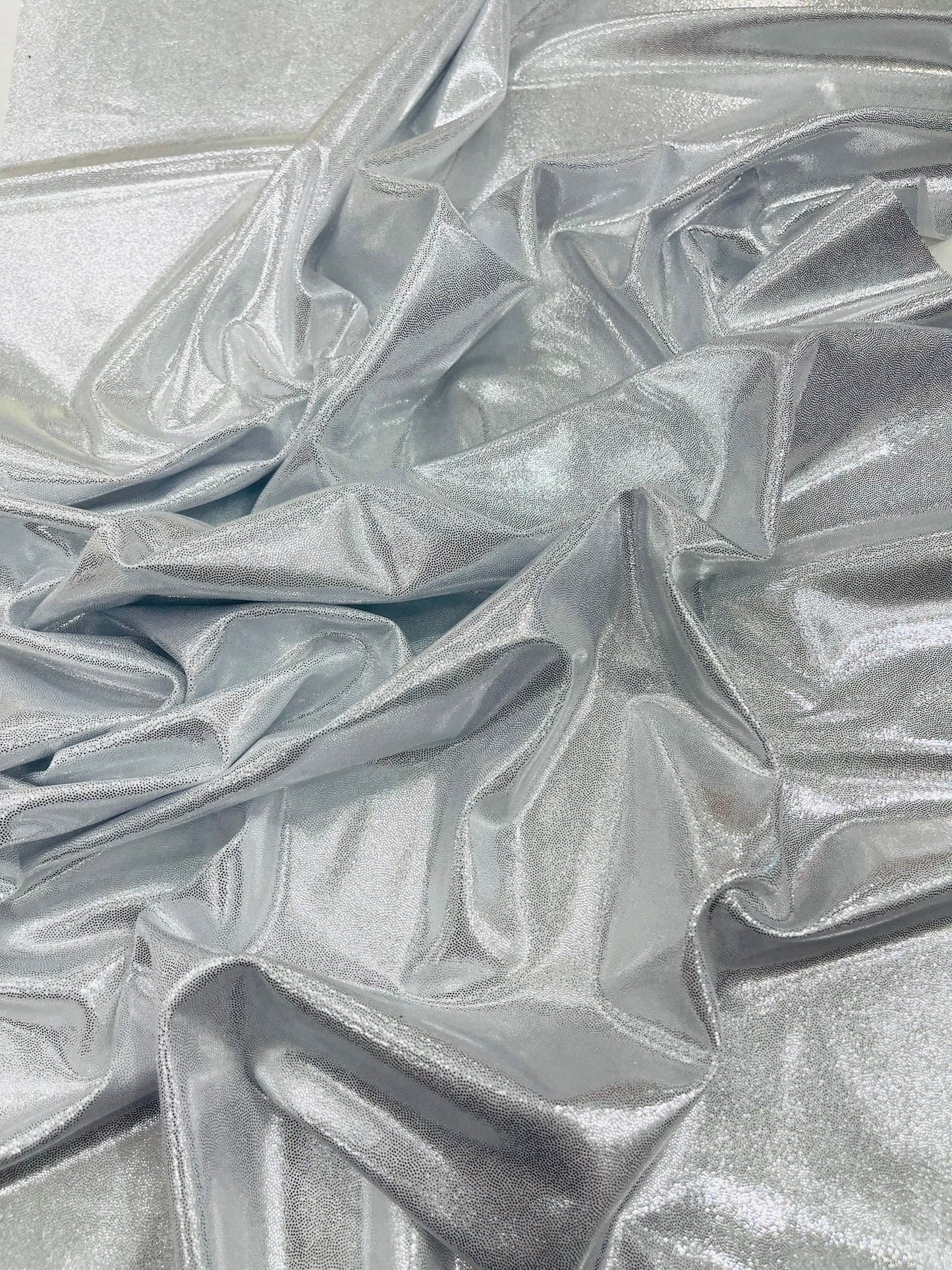 Foggy All Over Foil Metallic Nylon Spandex 4 Way Stretch| New Creations Fabric & Foam Inc. - New Creations Fabric & Foam Inc