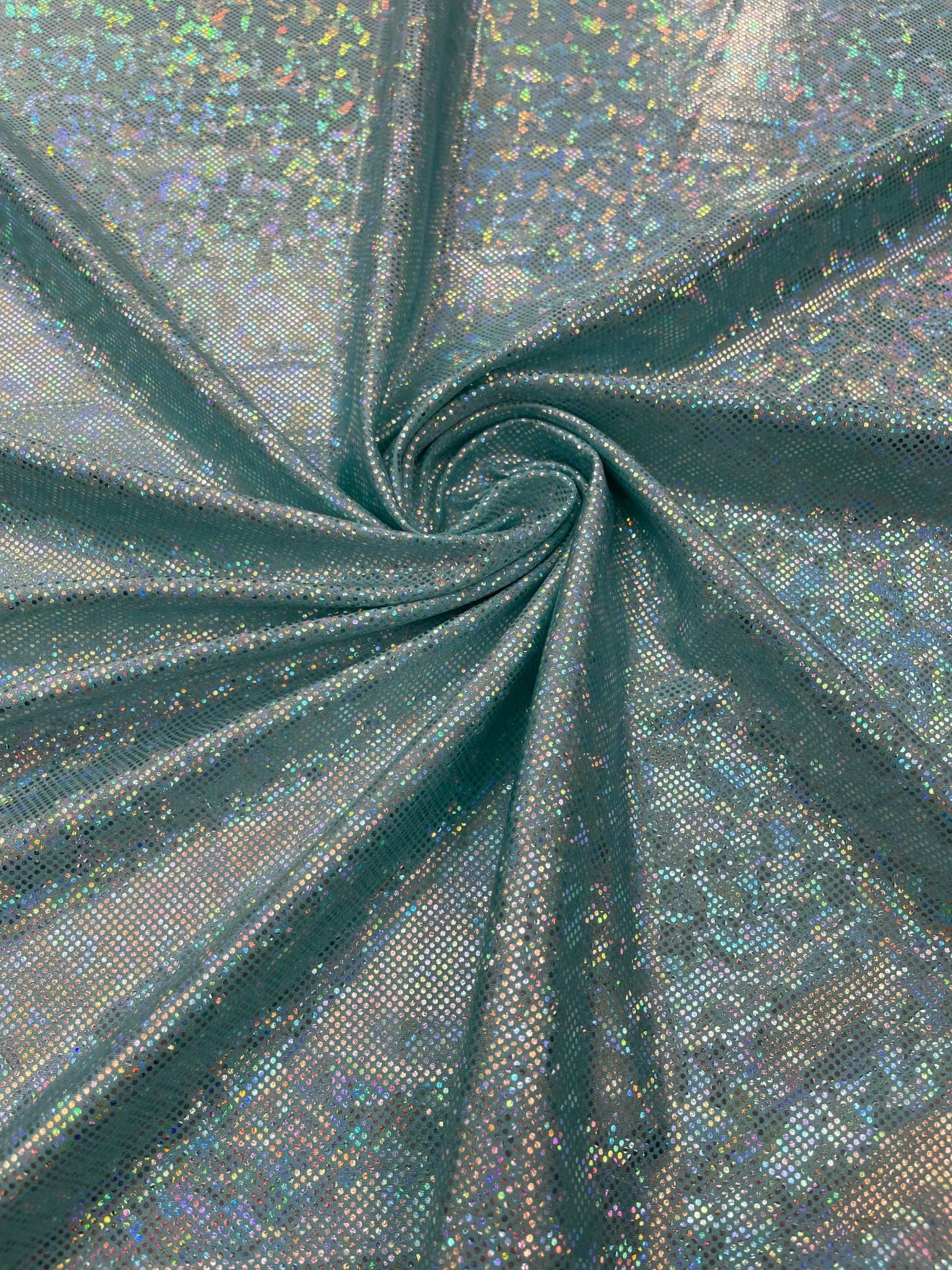 FOGGY SHATTERED GLASS FOIL SPANDEX FABRIC (by the yard) - New Creations Fabric & Foam Inc