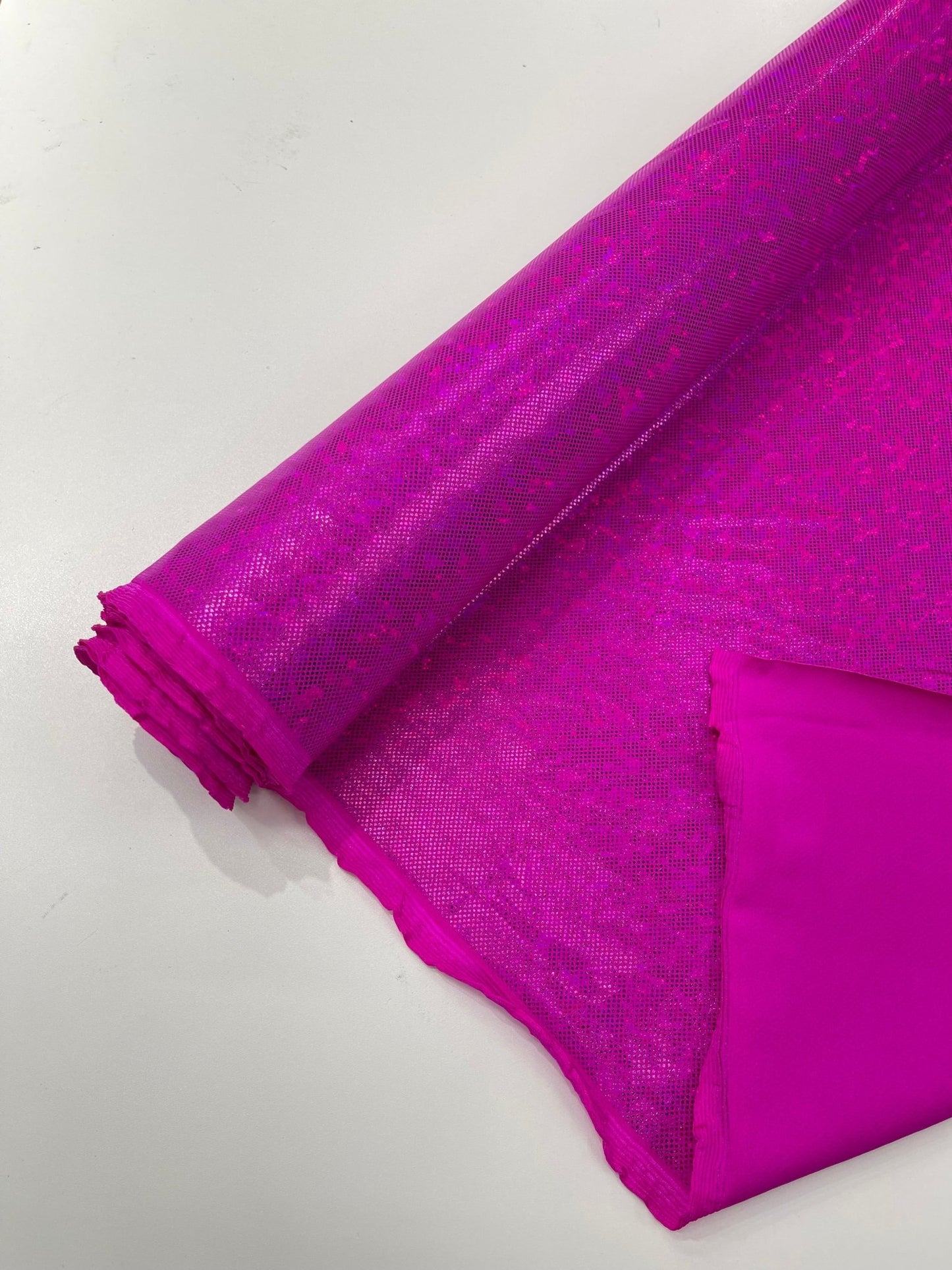 FOGGY SHATTERED GLASS FOIL SPANDEX FABRIC (by the yard) - New Creations Fabric & Foam Inc