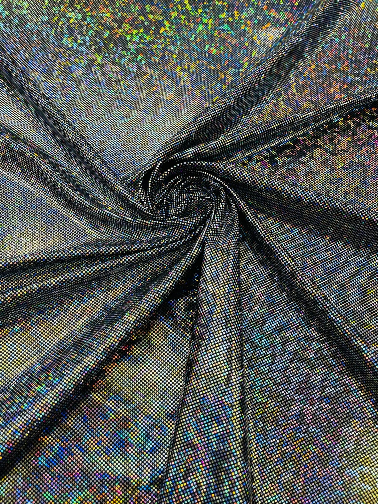 FOGGY SHATTERED GLASS FOIL SPANDEX FABRIC (by the yard) - New Creations Fabric & Foam Inc