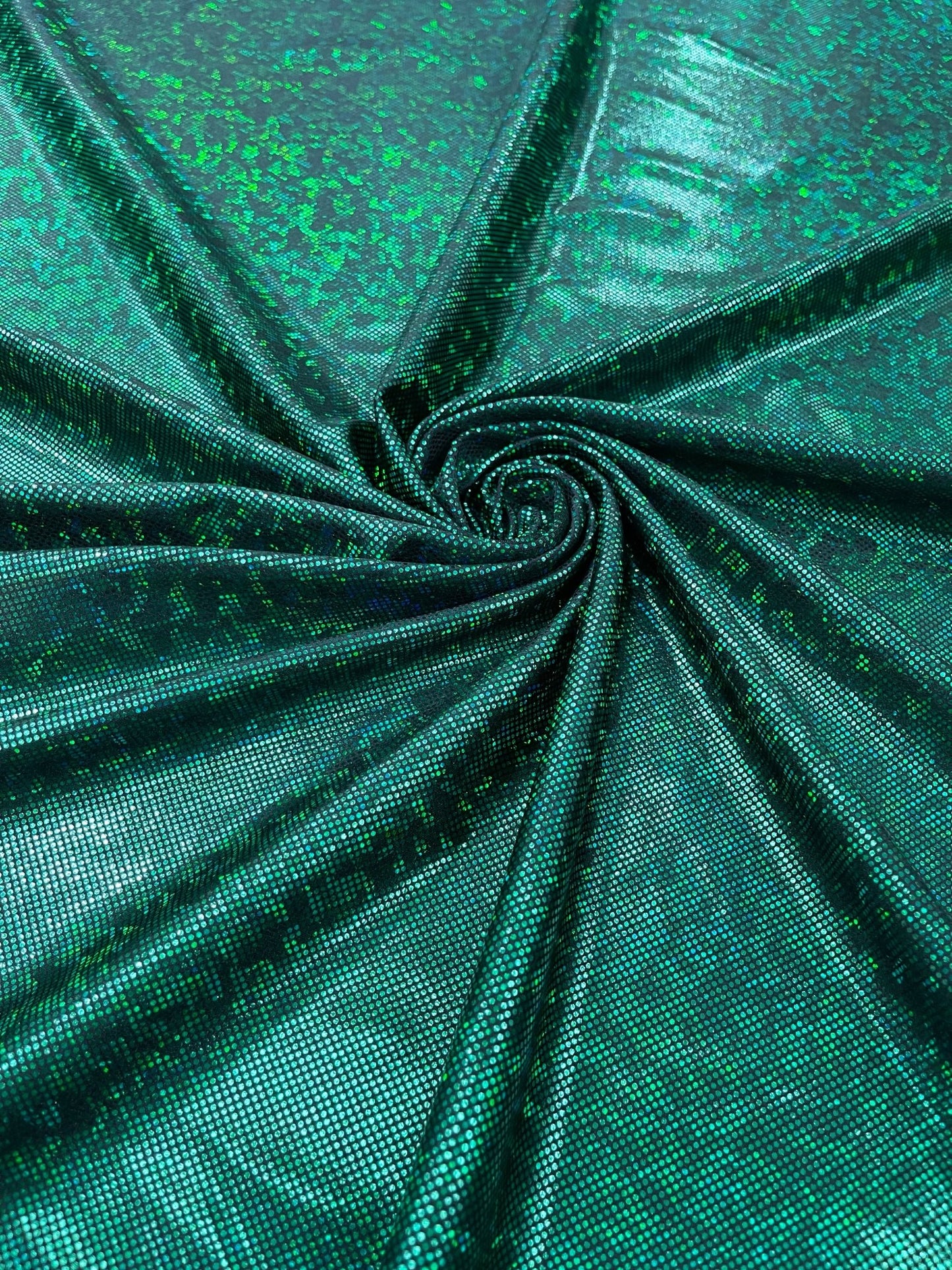 FOGGY SHATTERED GLASS FOIL SPANDEX FABRIC (by the yard) - New Creations Fabric & Foam Inc