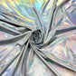 Foil Iridescent Spandex Fabric 2 way stretchy for DIY. - New Creations Fabric & Foam Inc