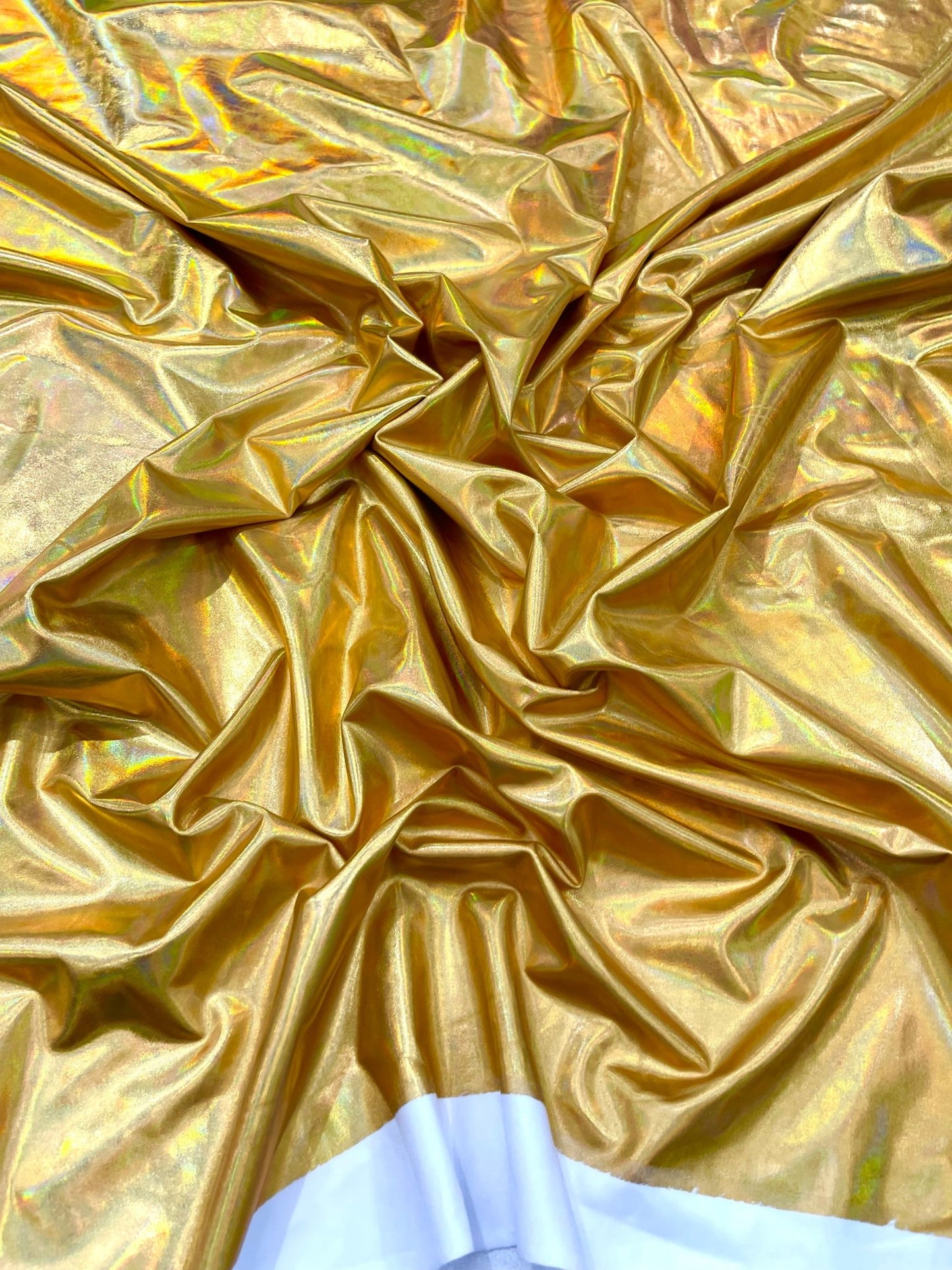 Foil Iridescent Spandex Fabric 2 way stretchy for DIY. - New Creations Fabric & Foam Inc