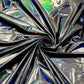 Foil Iridescent Spandex Fabric 2 way stretchy for DIY. - New Creations Fabric & Foam Inc
