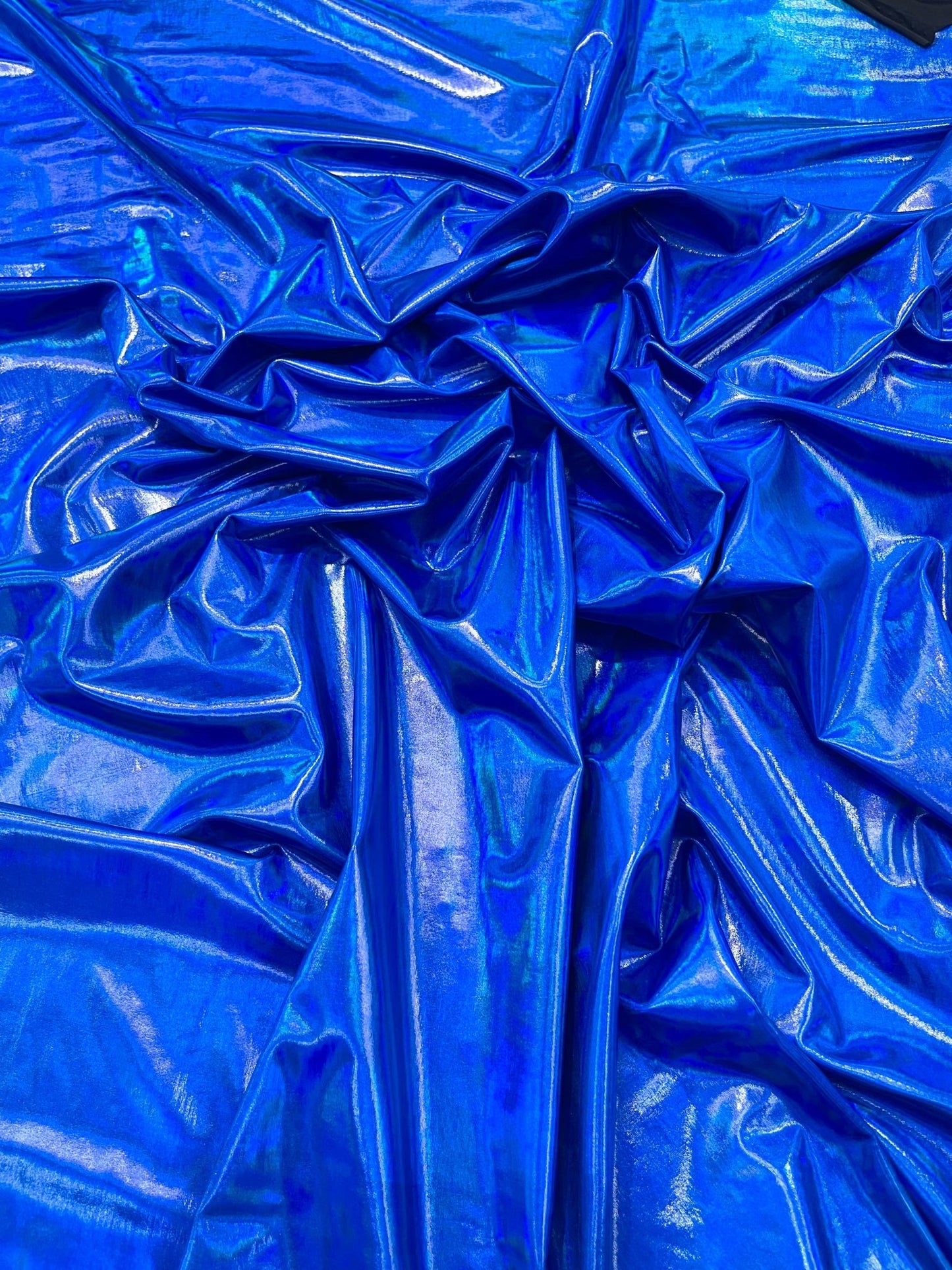 Foil Iridescent Spandex Fabric 2 way stretchy for DIY. - New Creations Fabric & Foam Inc
