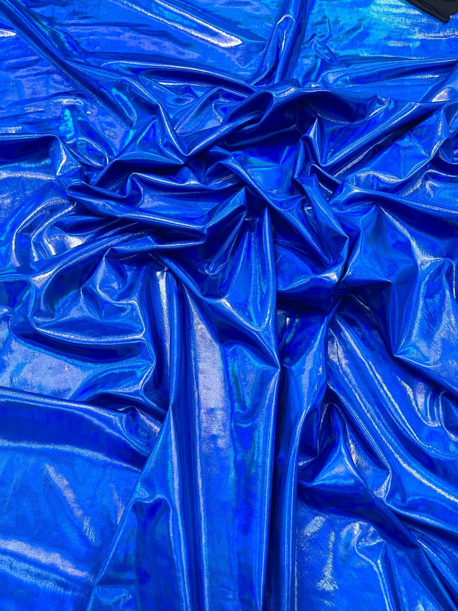 Foil Iridescent Spandex Fabric 2 way stretchy for DIY. - New Creations Fabric & Foam Inc