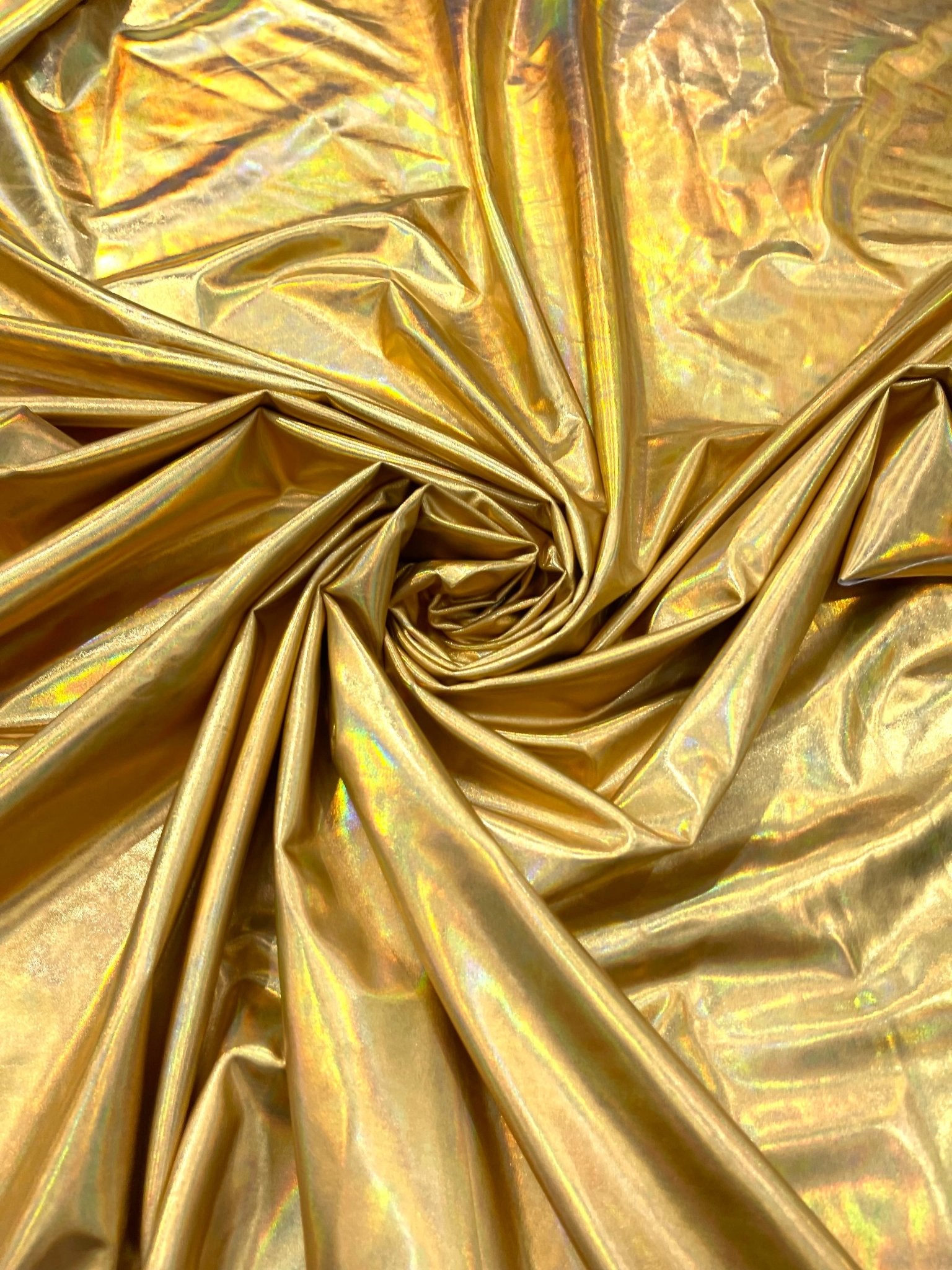 Foil Iridescent Spandex Fabric 2 way stretchy for DIY. - New Creations Fabric & Foam Inc