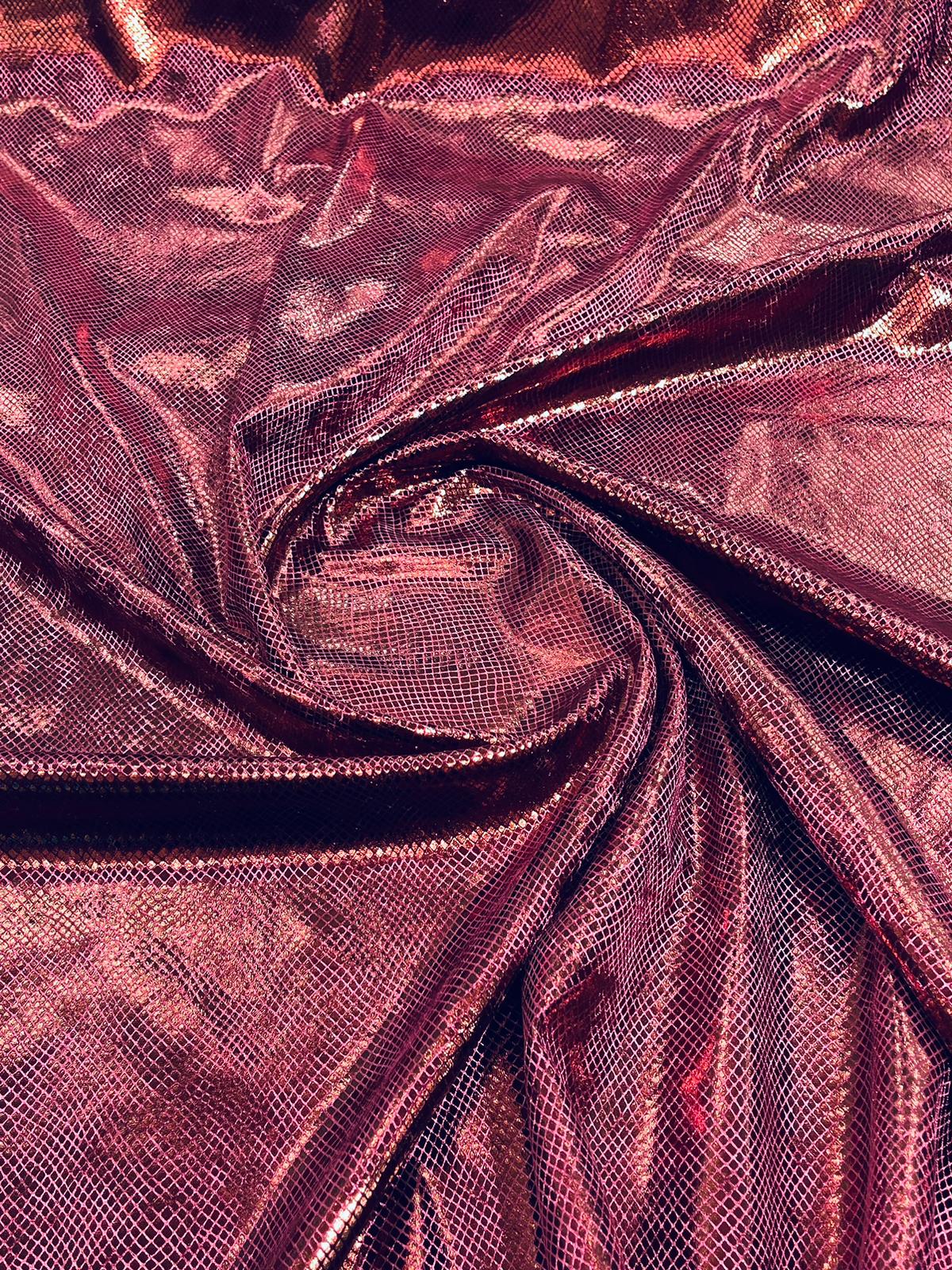 Foil Snake Stretch Velvet 58" Wide| New Creations Fabric & Foam Inc. - New Creations Fabric & Foam Inc