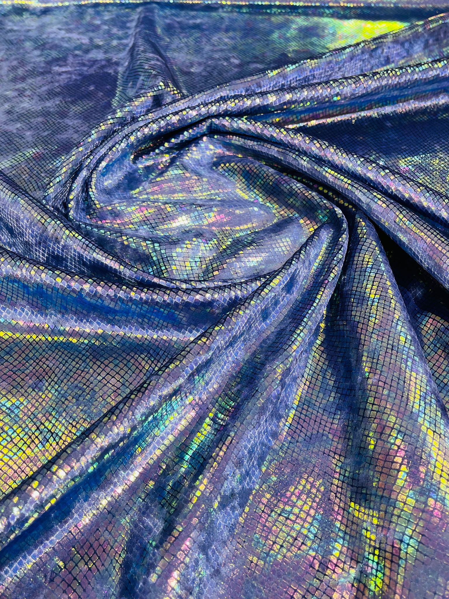 Foil Snake Stretch Velvet 58" Wide| New Creations Fabric & Foam Inc. - New Creations Fabric & Foam Inc
