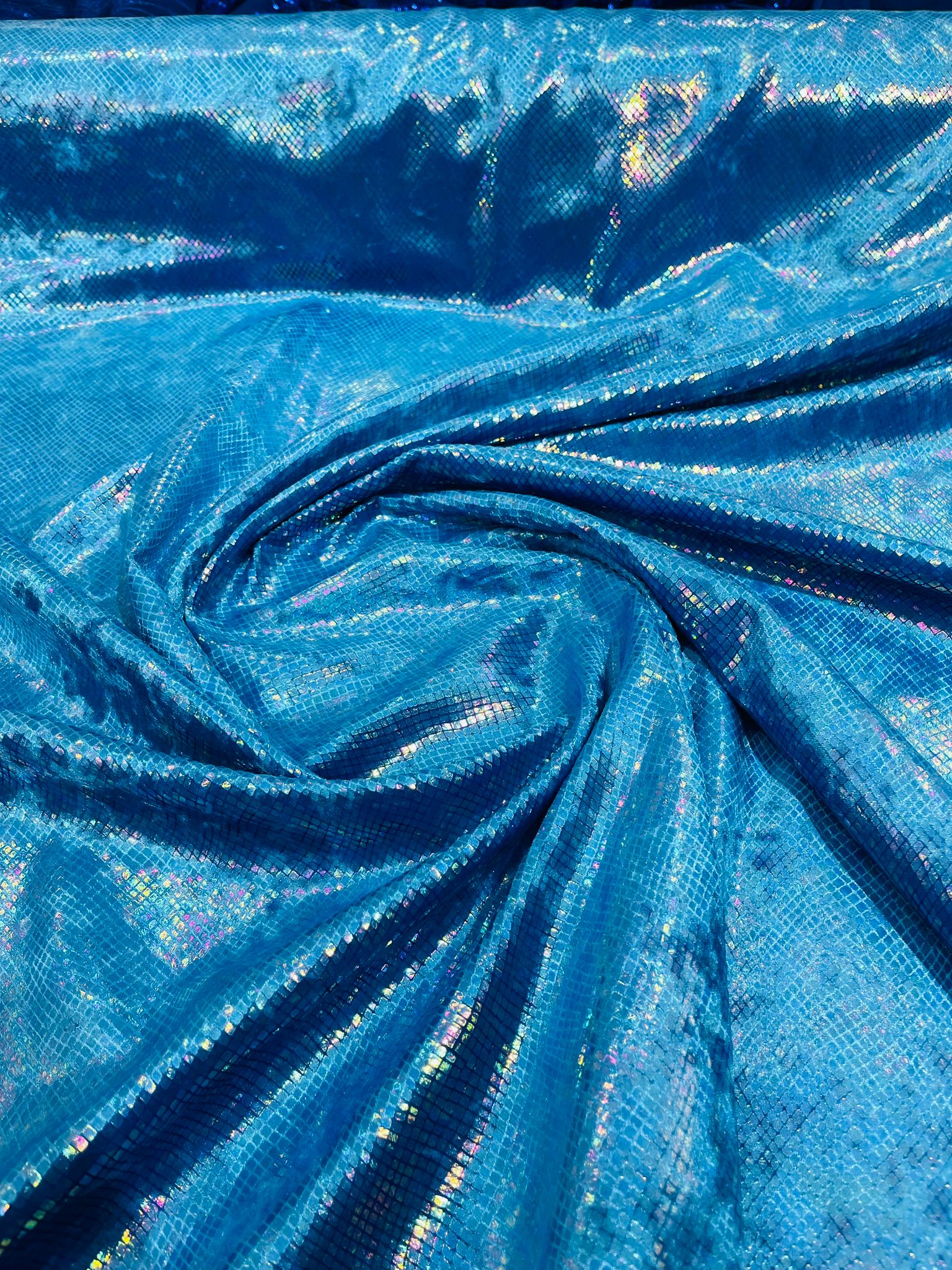Foil Snake Stretch Velvet 58" Wide| New Creations Fabric & Foam Inc. - New Creations Fabric & Foam Inc