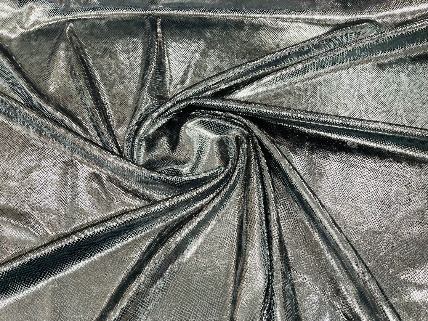 Foil Snake Stretch Velvet 58" Wide| New Creations Fabric & Foam Inc. - New Creations Fabric & Foam Inc
