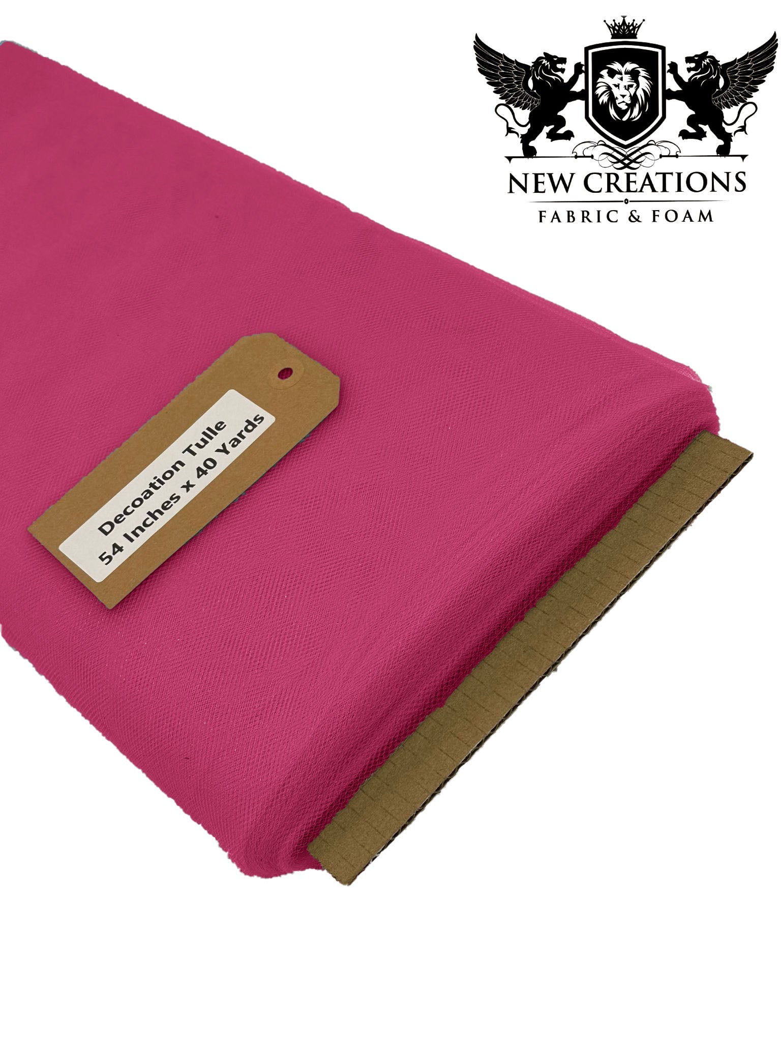 Fuchsia Tutu Fabric Bolt Bridal Party Wedding Decoration, Wholesale Tulle, Party, Tulle Net. - New Creations Fabric & Foam Inc