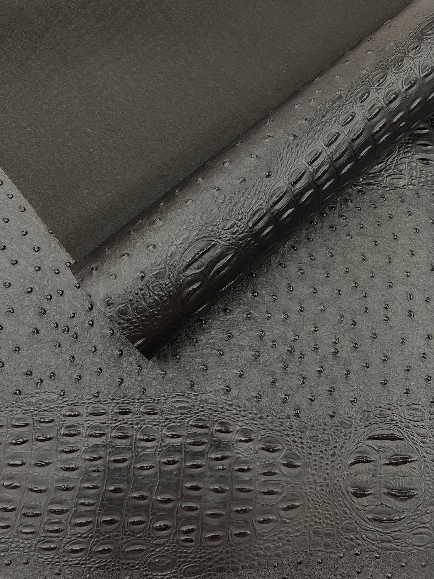 Gator Ostrich Embossed Vinyl Fabric| New Creations Fabric & Foam Inc. - New Creations Fabric & Foam Inc