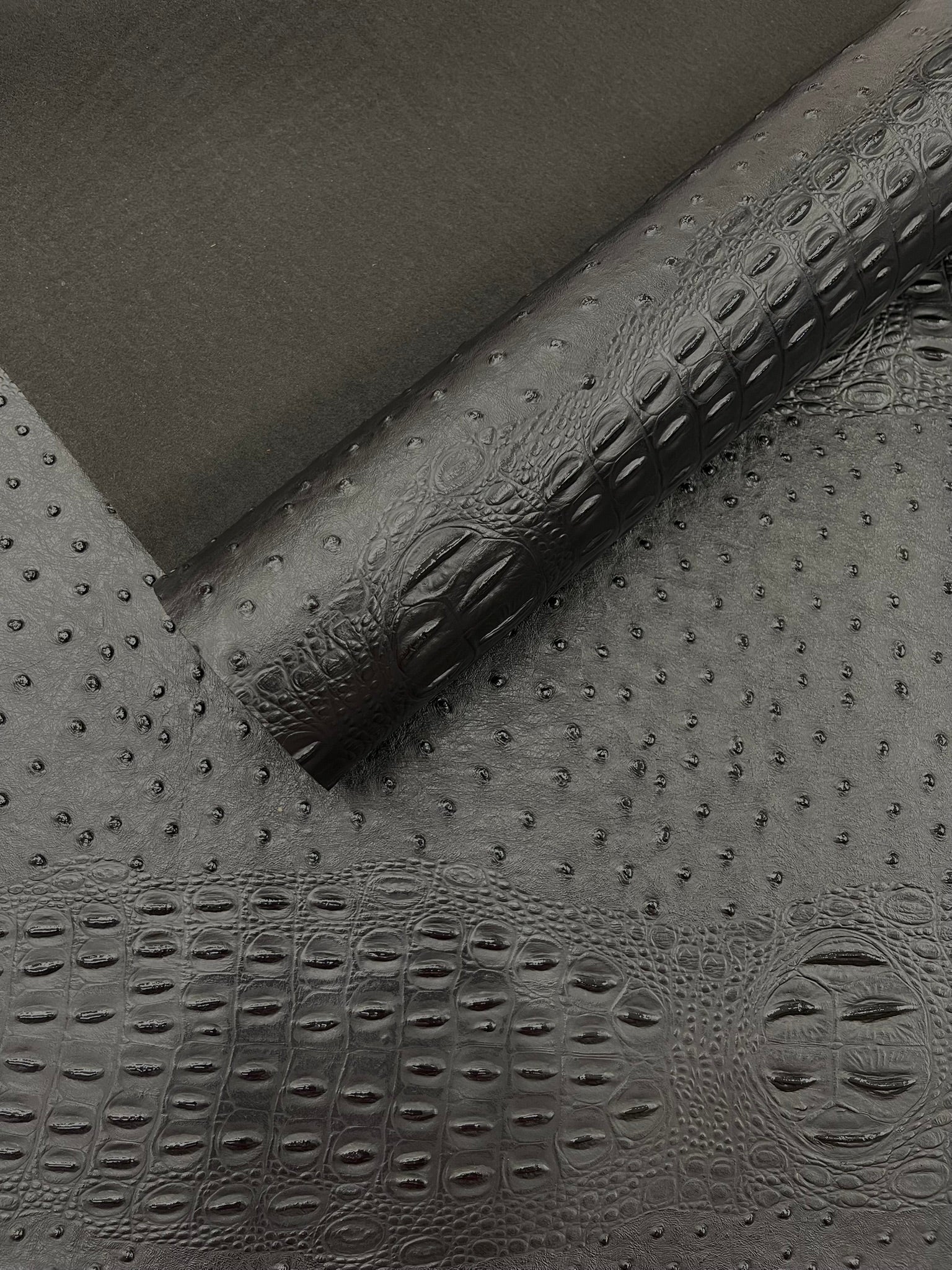 Gator Ostrich Embossed Vinyl Fabric| New Creations Fabric & Foam Inc. - New Creations Fabric & Foam Inc