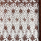 Geometric Damask Glitter Design On A Mesh Lace 54” Wide| New Creations Fabric & Foam Inc. - New Creations Fabric & Foam Inc