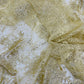 Geometric Damask Glitter Design On A Mesh Lace 54” Wide| New Creations Fabric & Foam Inc. - New Creations Fabric & Foam Inc