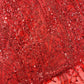 Geometric Fashion Glitter Design On A Mesh Lace Fabric| 58" Wide| Prom Dresses. - New Creations Fabric & Foam Inc