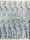 Geometric Fashion Glitter Design On A Mesh Lace Fabric| 58" Wide| Prom Dresses. - New Creations Fabric & Foam Inc