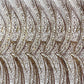 Geometric Fashion Glitter Design On A Mesh Lace Fabric| 58" Wide| Prom Dresses. - New Creations Fabric & Foam Inc