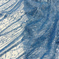 Geometric Fashion Glitter Design On A Mesh Lace Fabric| 58" Wide| Prom Dresses. - New Creations Fabric & Foam Inc