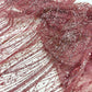 Geometric Fashion Glitter Design On A Mesh Lace Fabric| 58" Wide| Prom Dresses. - New Creations Fabric & Foam Inc