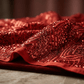 Geometric Feather Wing Sequin Stretch Mesh Fabric by the Yard 54” Wide – Iridescent 4 Way Stretch Sequin Fabric for Prom Dresses, Gowns & Costumes - New Creations Fabric & Foam Inc
