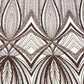 Geometric New York Fashion Beaded Lace Fabric| Prom| Wedding. - New Creations Fabric & Foam Inc