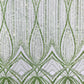 Geometric New York Fashion Beaded Lace Fabric| Prom| Wedding. - New Creations Fabric & Foam Inc