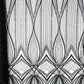 Geometric New York Fashion Beaded Lace Fabric| Prom| Wedding. - New Creations Fabric & Foam Inc