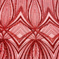 Geometric New York Fashion Beaded Lace Fabric| Prom| Wedding. - New Creations Fabric & Foam Inc