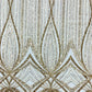 Geometric New York Fashion Beaded Lace Fabric| Prom| Wedding. - New Creations Fabric & Foam Inc