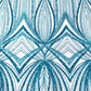 Geometric New York Fashion Beaded Lace Fabric| Prom| Wedding. - New Creations Fabric & Foam Inc