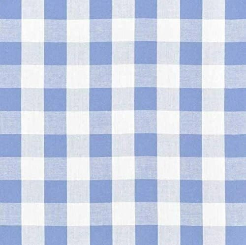 Gingham 1 inch Checkered Poly Cotton 58" Wide| New Creations Fabric & Foam Inc. - New Creations Fabric & Foam Inc