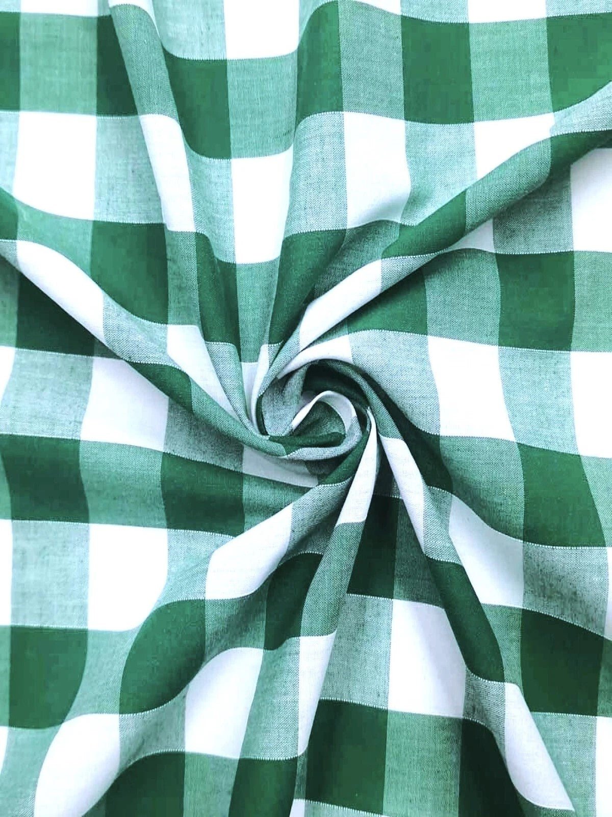Gingham 1 inch Checkered Poly Cotton 58" Wide| New Creations Fabric & Foam Inc. - New Creations Fabric & Foam Inc