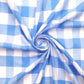 Gingham 1 inch Checkered Poly Cotton 58" Wide| New Creations Fabric & Foam Inc. - New Creations Fabric & Foam Inc