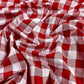 Gingham 1 inch Checkered Poly Cotton 58" Wide| New Creations Fabric & Foam Inc. - New Creations Fabric & Foam Inc