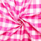 Gingham 1 inch Checkered Poly Cotton 58" Wide| New Creations Fabric & Foam Inc. - New Creations Fabric & Foam Inc