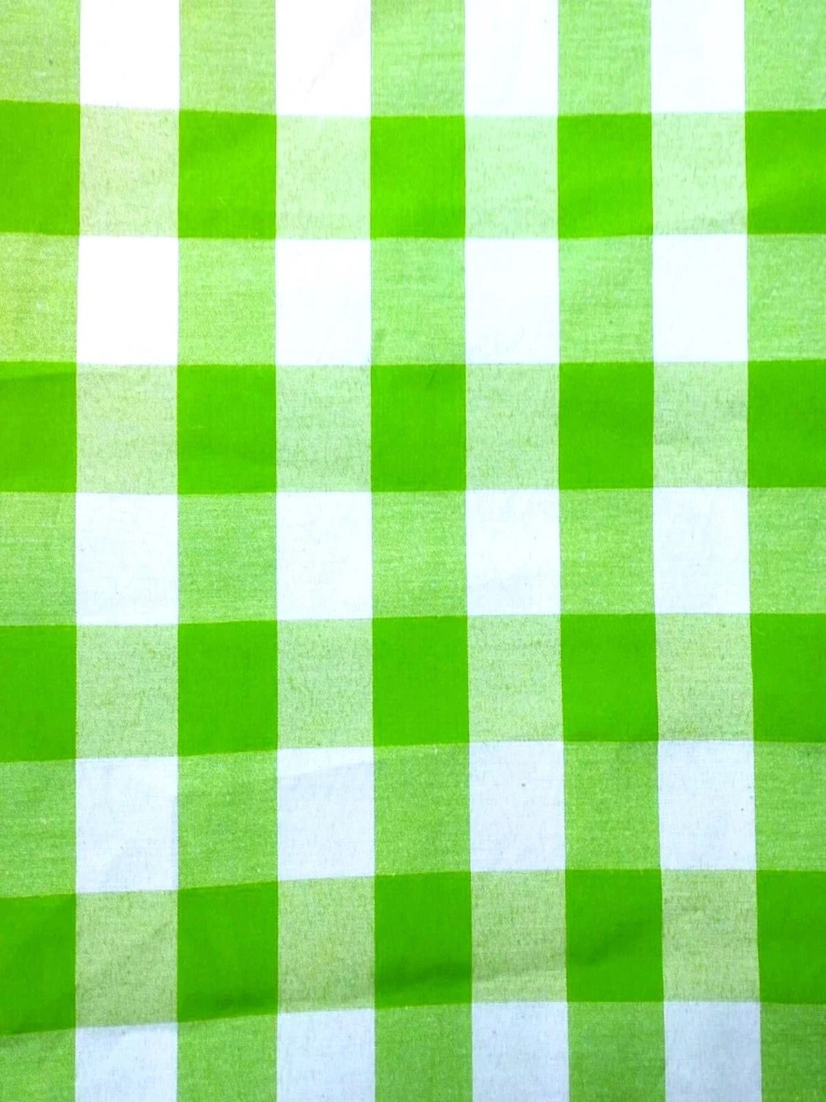 Gingham 1 inch Checkered Poly Cotton 58" Wide| New Creations Fabric & Foam Inc. - New Creations Fabric & Foam Inc