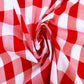 Gingham 1 inch Checkered Poly Cotton 58" Wide| New Creations Fabric & Foam Inc. - New Creations Fabric & Foam Inc