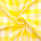 Gingham 1 inch Checkered Poly Cotton 58" Wide| New Creations Fabric & Foam Inc. - New Creations Fabric & Foam Inc