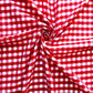 Gingham 1/4" Checkered Poly Cotton 58" Wide| New Creations Fabric & Foam Inc. - New Creations Fabric & Foam Inc