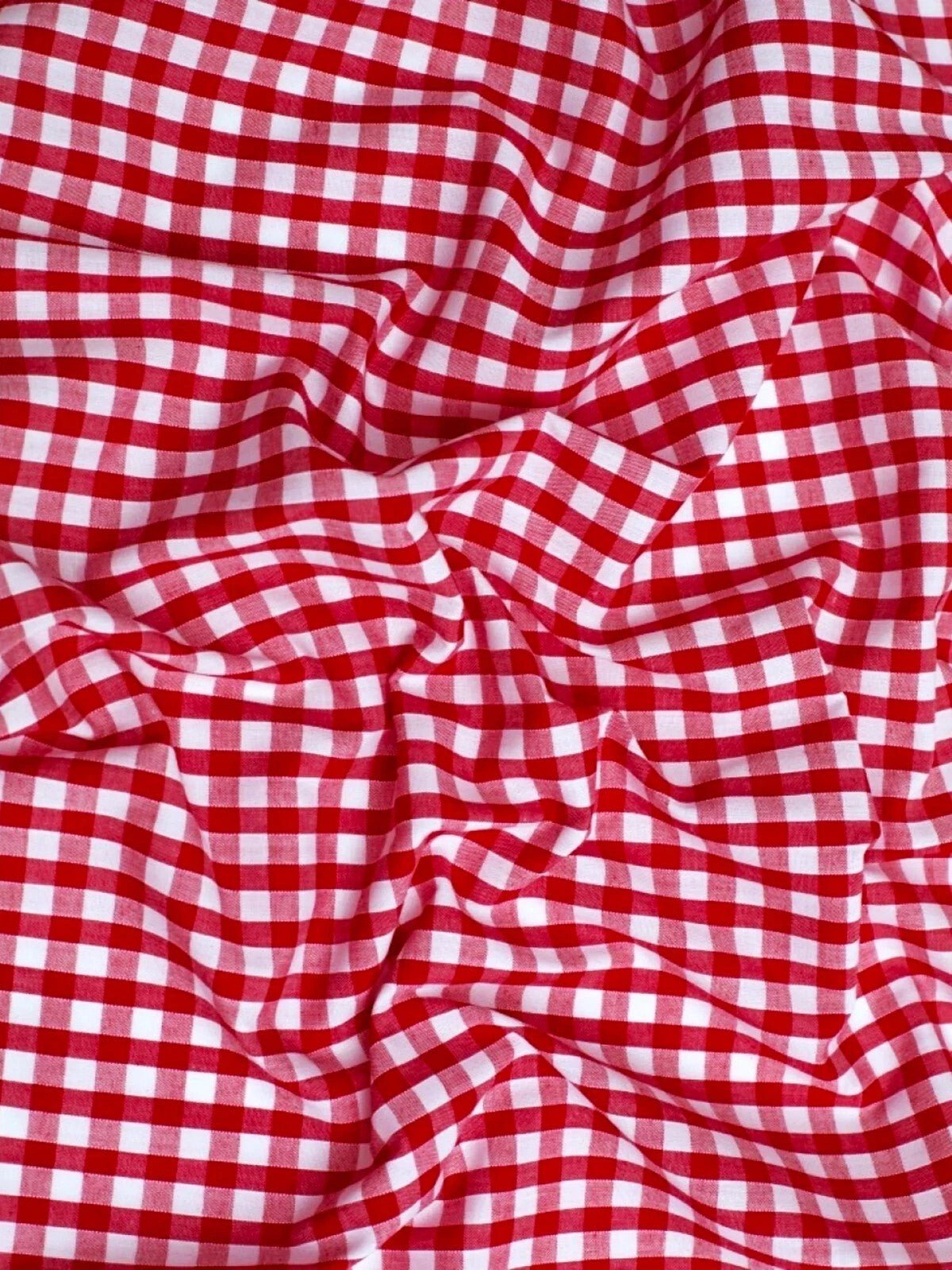 Gingham 1/4" Checkered Poly Cotton 58" Wide| New Creations Fabric & Foam Inc. - New Creations Fabric & Foam Inc