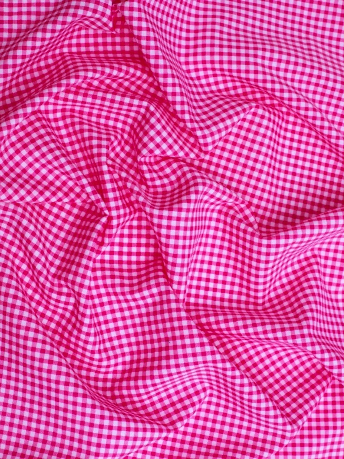 Gingham 1/8" Checkered Poly Cotton 58" Wide| New Creations Fabric & Foam Inc. - New Creations Fabric & Foam Inc