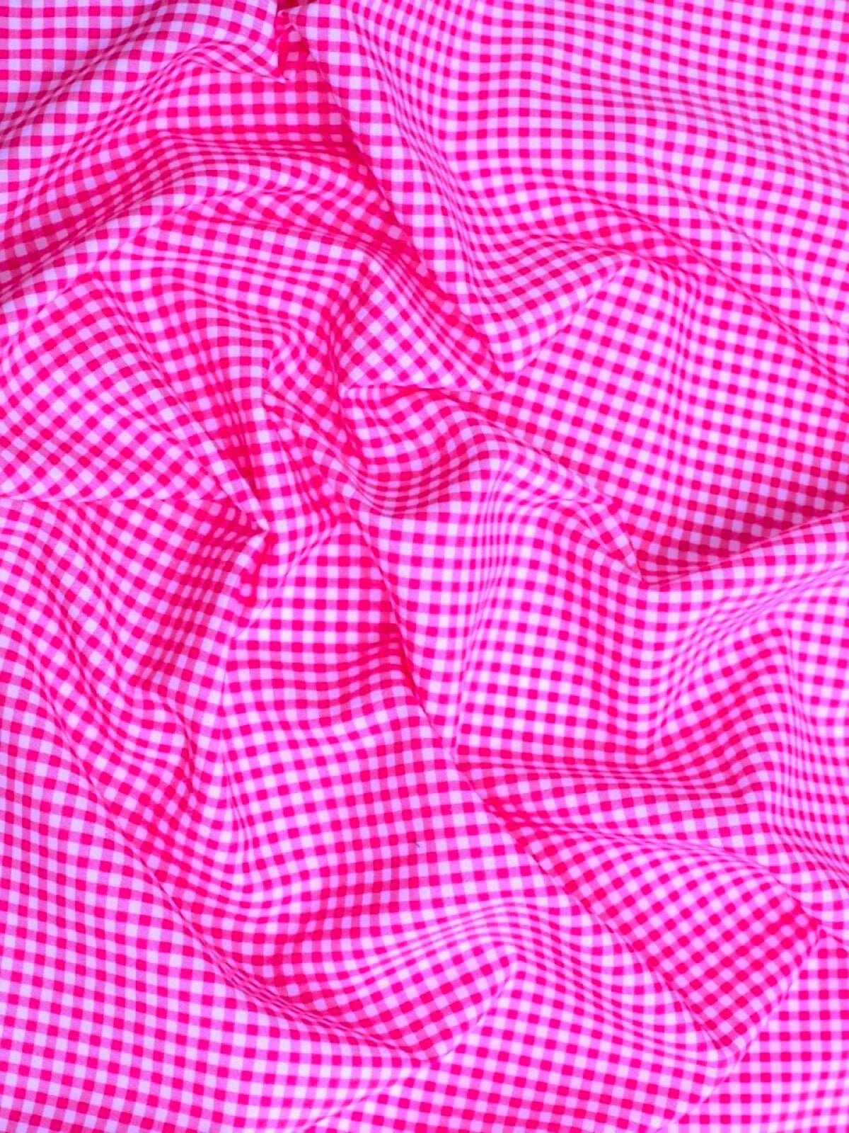 Gingham 1/8" Checkered Poly Cotton 58" Wide| New Creations Fabric & Foam Inc. - New Creations Fabric & Foam Inc